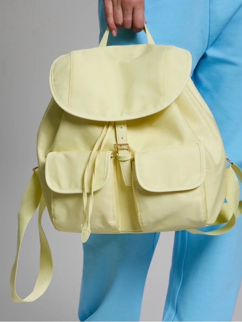 Year of Ours Butter Yellow Utility Bag NWT
